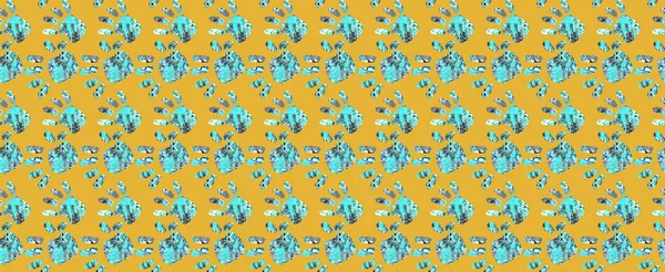 Nahtlose Mode Print Fabric Print Pattern Multicolored Background Creative Grafik — Stockfoto