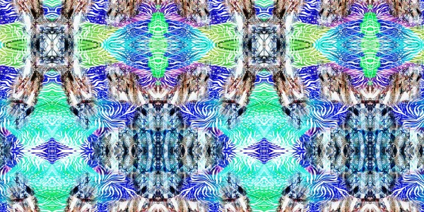 Naadloze Geometrie Herhaal Patroon Met Textuur Achtergrond Monochroom Psychedelisch Abstract — Stockfoto