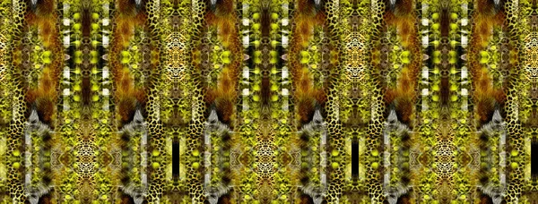Naadloze Geometrie Herhaal Patroon Met Textuur Achtergrond Monochroom Psychedelisch Abstract — Stockfoto