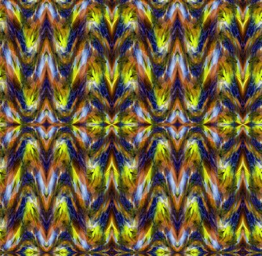 Kusursuz Geometri yineleme şablonu dokusu arka planda. Monochrome Psychedelic Abstract Geometrik Çizgiler Kesişme Deseni. Fraktal sanat. Moda modern dikişsiz çizim. Tekstil kumaş baskısı..