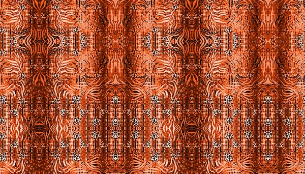 Seamless Geometry Repeat Pattern Texture Background Monochrome Psychedelic Abstract Geometric — Φωτογραφία Αρχείου