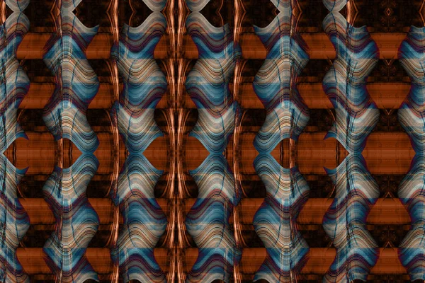 Безшовна Геометрія Повторює Візерунок Тлом Текстури Монохромний Психоделічний Абстрактний Геометричний — стокове фото