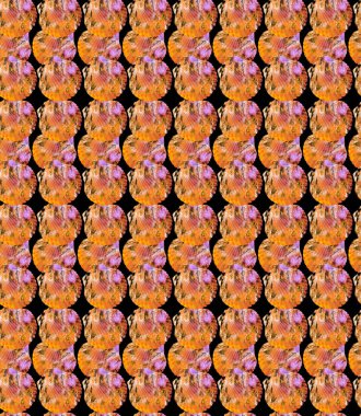 Kusursuz Geometri yineleme şablonu dokusu arka planda. Monochrome Psychedelic Abstract Geometrik Çizgiler Kesişme Deseni. Fraktal sanat. Moda modern dikişsiz çizim. Tekstil kumaş baskısı..