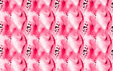 Kusursuz Geometri yineleme şablonu dokusu arka planda. Monochrome Psychedelic Abstract Geometrik Çizgiler Kesişme Deseni. Fraktal sanat. Moda modern dikişsiz çizim. Tekstil kumaş baskısı..