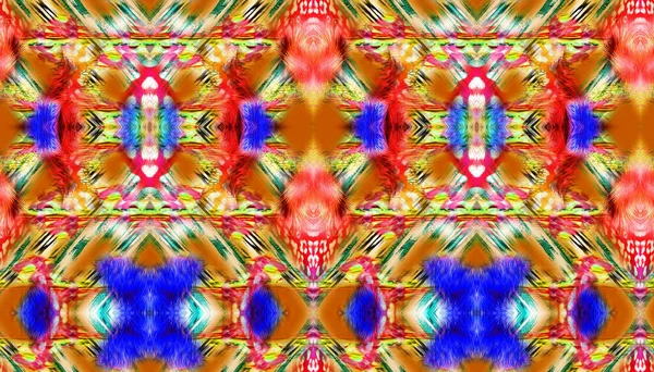 Geometria Bezszwowa Powtarza Wzór Tłem Tekstury Monochromatyczne Psychodeliczne Abstrakcyjne Linie — Zdjęcie stockowe