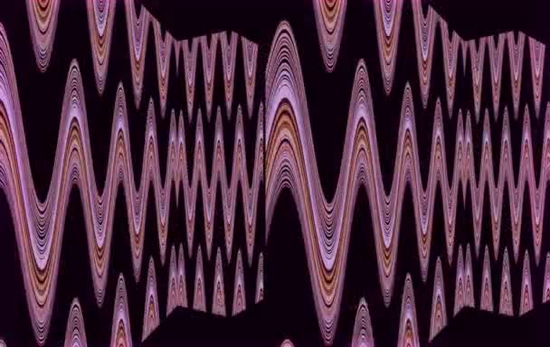 Анотація Відео Барвиста Анімація Абстрактний Фон Руху Циклу Ілюстрація Гіпнотичним — стокове відео
