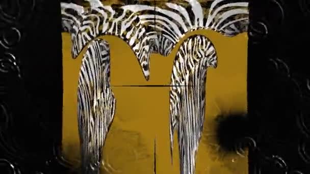 Abstract Fractal Video Animação Colorida Multicolor Fundo Líquido Belo Filme — Vídeo de Stock