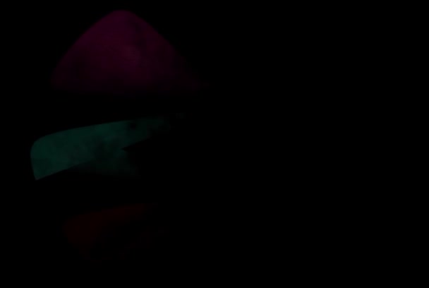 Реферат Фрактальное Видео Красочная Анимация Многоцветный Жидкий Фон Красивый Цифровой — стоковое видео