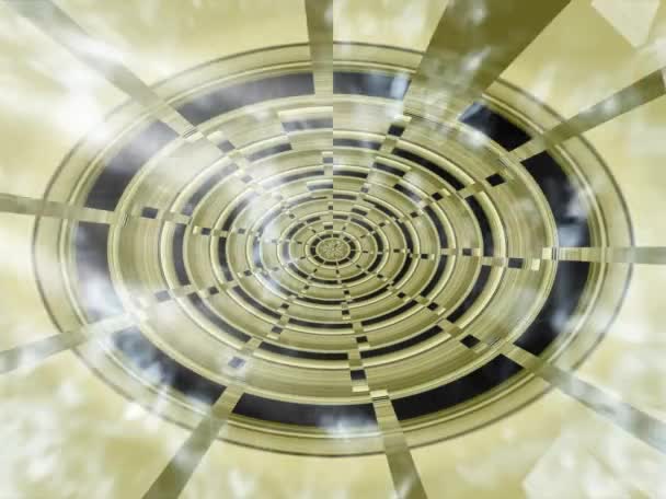 Kaleidoskop Mandala Abstrakten Hintergrund Der Trippy Art Psychedelische Trance Das — Stockvideo