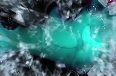 Fraktal dalga animasyonu. Psikedelik 3D Soyut Animasyon Rengi Dalgası Yumuşak Duvar. Çok Renkli Değişken Değişken Değişken Değişken Akışkan Akışkan Akışkan Akışkan Akış Şablonu. Renkli Gradyan dalga deseni