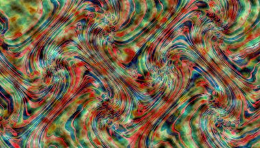 Renkli moda desenleri. Kumaş desenli. Tekstil baskı tasarımı. Tekstil çizimi. Fraktal renkli desen. Yazdırma deseni. Yeni sezon kumaş baskısı.