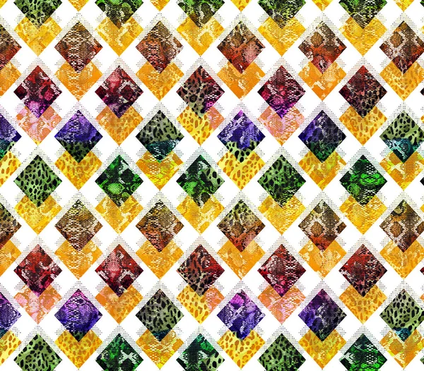 Kleurrijke Mode Print Designs Fabric Mode Patroon Textiel Print Design — Stockfoto