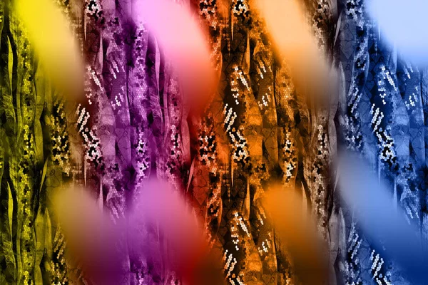 Барвистий Дизайн Модного Друку Дизайн Текстильного Друку Текстильна Ілюстрація Фракційний — стокове фото
