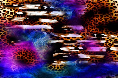 Renkli moda desenleri. Kumaş desenli. Tekstil baskı tasarımı. Tekstil çizimi. Fraktal renkli desen. Yazdırma deseni. Yeni sezon kumaş baskısı.