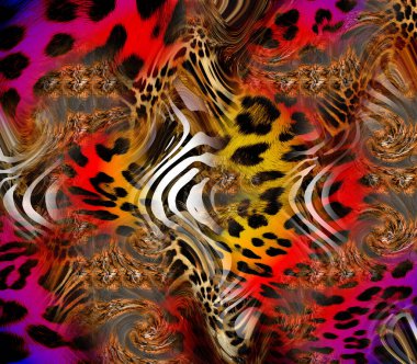 Renkli moda desenleri. Kumaş desenli. Tekstil baskı tasarımı. Tekstil çizimi. Fraktal renkli desen. Yazdırma deseni. Yeni sezon kumaş baskısı.