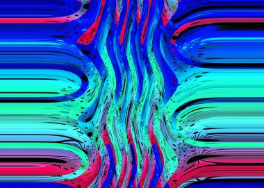 Renkli moda desenleri. Kumaş desenli. Tekstil baskı tasarımı. Tekstil çizimi. Fraktal renkli desen. Yazdırma deseni. Yeni sezon kumaş baskısı.