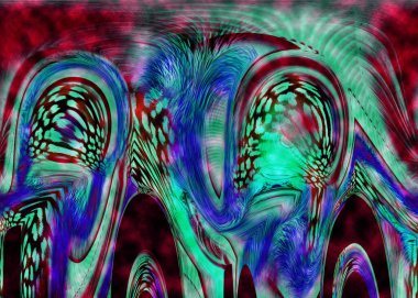 Moda Tekstil Renkli desenler. Gradyan tasarımlar. Kumaş desenler. Modern moda desenleri. Tekstil çizimleri. Fraktal renkli desenler..