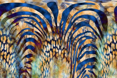 Moda Tekstil Renkli desenler. Gradyan tasarımlar. Kumaş desenler. Modern moda desenleri. Tekstil çizimleri. Fraktal renkli desenler..