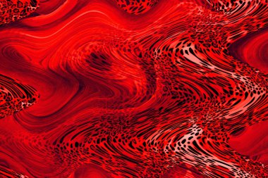 Leopar deseni. Parlak moda vahşi arka plan. Şık hayvan baskısı. Tekstil kumaş deseni. Modern moda kumaşı deseni..