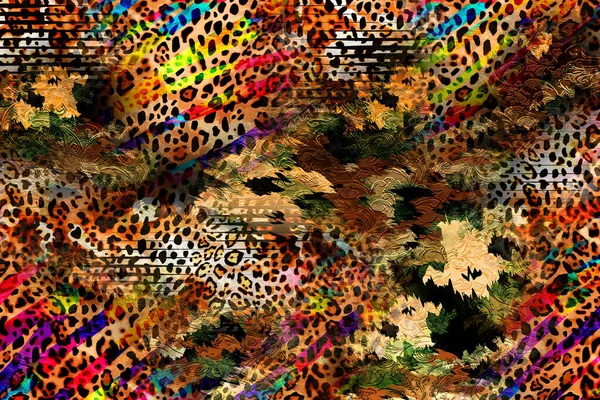 Leopard pattern.Shining fashion wild background.Chic animal print.Textile fabric print pattern.Modern fashion fabric print.Scarf, rug, pillow,bandana,fabric,clothing,prints,textile, banners etc.