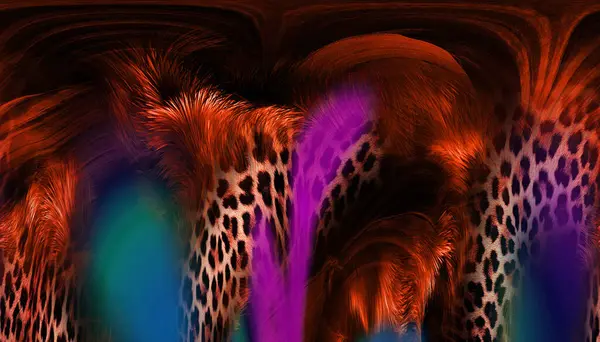 Wzór Lamparta Shining Moda Dziki Tła Elegancki Druk Zwierzęcy Tekstylny — Zdjęcie stockowe