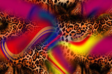 Leopard pattern.Shining fashion wild background.Chic animal print.Textile fabric print pattern.Modern fashion fabric print.Scarf, rug, pillow,bandana,fabric,clothing,prints,textile, banners etc.