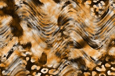 Leopar deseni. Parlak moda vahşi arka plan. Şık hayvan baskısı. Tekstil kumaş deseni. Modern moda kumaşı deseni..