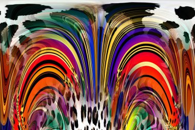 Leopar deseni. Parlak moda vahşi arka plan. Şık hayvan baskısı. Tekstil kumaş deseni. Modern moda kumaşı deseni..