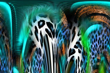 Leopar deseni. Parlak moda vahşi arka plan. Şık hayvan baskısı. Tekstil kumaş deseni. Modern moda kumaşı deseni..