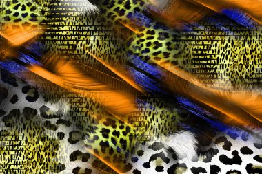 Leopard pattern.Shining fashion wild background.Chic animal print.Textile fabric print pattern.Modern fashion fabric print.Scarf, rug, pillow,bandana,fabric,clothing,prints,textile, banners etc.