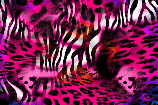 Leopard Pattern Shining Fashion Wild Background Chic Animal Print Textile — Φωτογραφία Αρχείου