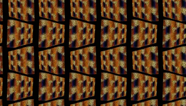 Leopard Textildruckmuster Geometrische Linien Muster Modedesign Abstrakte Geometrische Wirbelfrakt Tie — Stockfoto