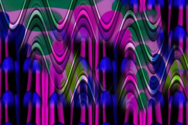 Leopar Tekstil deseni. Geometrik Çizgiler Moda Tasarımı. Soyut geometrik girdap fraktal.Tie Dye Arkaplan. Hippie soyut psikedelik çizgili renkler. Tekstil çizimi.