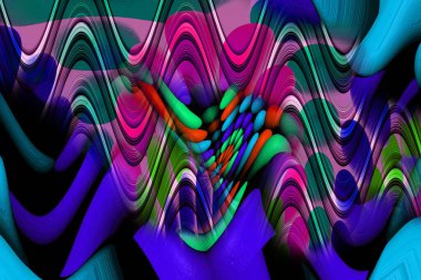 Leopar Tekstil deseni. Geometrik Çizgiler Moda Tasarımı. Soyut geometrik girdap fraktal.Tie Dye Arkaplan. Hippie soyut psikedelik çizgili renkler. Tekstil çizimi.