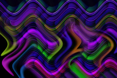 Leopar Tekstil deseni. Geometrik Çizgiler Moda Tasarımı. Soyut geometrik girdap fraktal.Tie Dye Arkaplan. Hippie soyut psikedelik çizgili renkler. Tekstil çizimi.