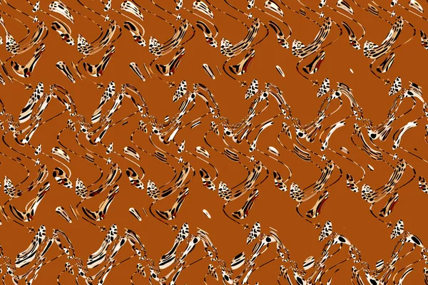 Vzor Pro Tisk Leopardího Textilu Geometrické Čáry Vzor Módní Návrh — Stock fotografie