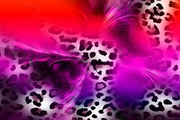 Leopard Textile Print Pattern Geometric Lines Pattern Fashion Design Abstract — ストック写真