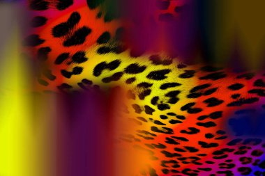Tekstil baskısı. Soyut özgeçmiş. Renkli kıyafetler. Tekstil deseni. Leopar deseni ve tekstil deseni.