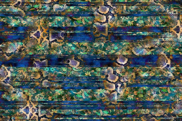 Textilní Tisk Abstraktní Pozadí Oblečení Barevný Vzorov Módní Textilní Vzorov — Stock fotografie