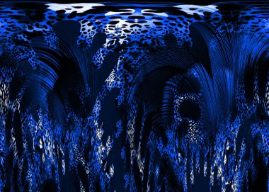 Tekstil baskısı. Soyut özgeçmiş. Renkli kıyafetler. Tekstil deseni. Leopar deseni ve tekstil deseni.