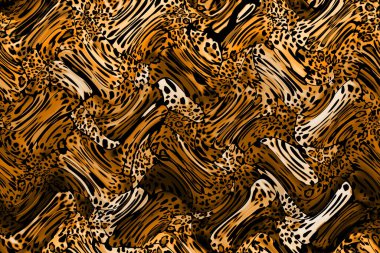 Tekstil baskısı. Soyut özgeçmiş. Renkli kıyafetler. Tekstil deseni. Leopar deseni ve tekstil deseni.