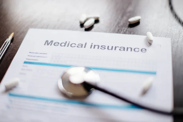 Medical insurance background — Stock Photo, Image