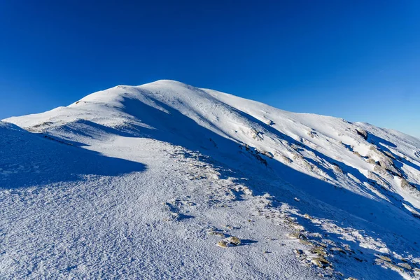 Sentieri Escursionistici Innevati Ghiacciati Nei Tatra Polacchi Con Vista Sulle — Foto Stock