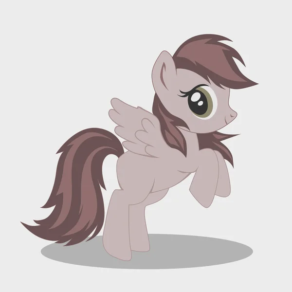 mor kanatlı at resmi.