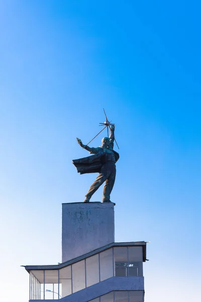 苏联工人纪念碑，乌克兰基辅 — 图库照片