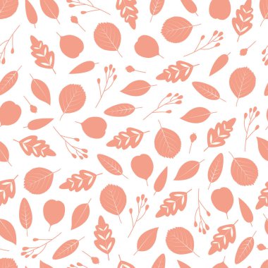 Elegant trendy seamless vector floral ditsy pattern design of exotic abstract leaves. Trendy foliage repeating texture background for textile