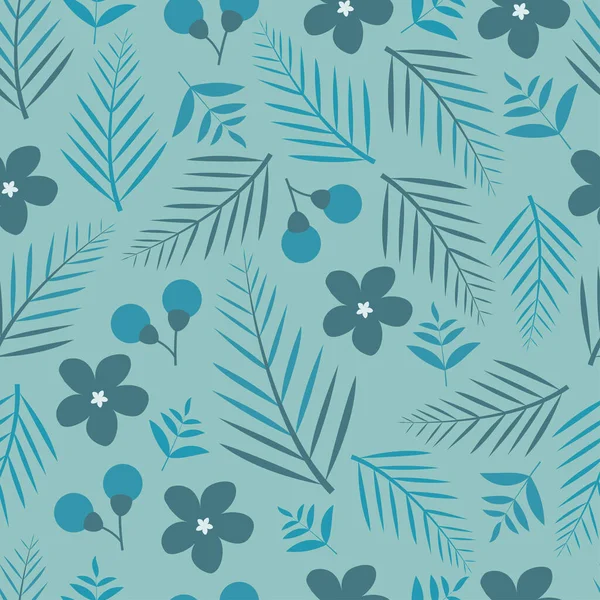 Trendy Attractive Vector Seamless Floral Ditsy Pattern Design Repeating Abstract — Stockvektor