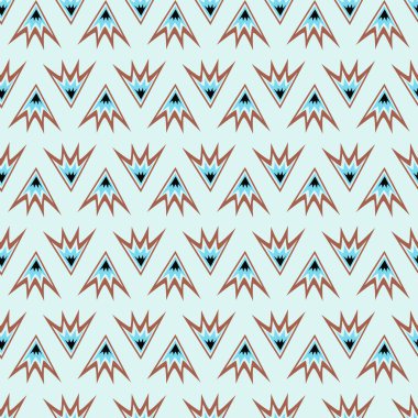 Artistic fashionable vector seamless pattern design of abstract doodle shapes for printing and textile. Elegant all over repeat texture background