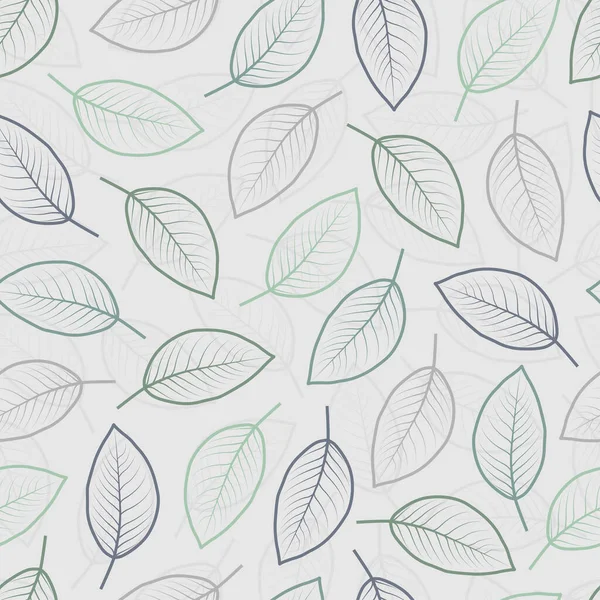 Ornate Trendy Vector Ditsy Floral Seamless Pattern Design Multicolor Leaf — Stock vektor