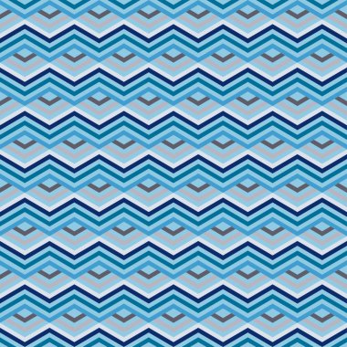 Modern vektörsüz çizgili sembol zig zag desenli tasarım. Yüzey yazdırma ve tekstil için Geometrik dalgalı arkaplan